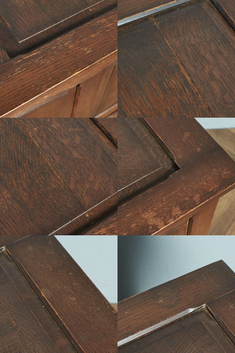 [77801]英国 クラシック ブランケットボックス オーク 木彫刻 引き出し コンソール テーブル 収納箱 イギリス アンティーク スタイル_画像6