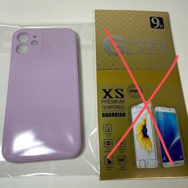 iPhone12 mini silicon case lavender 