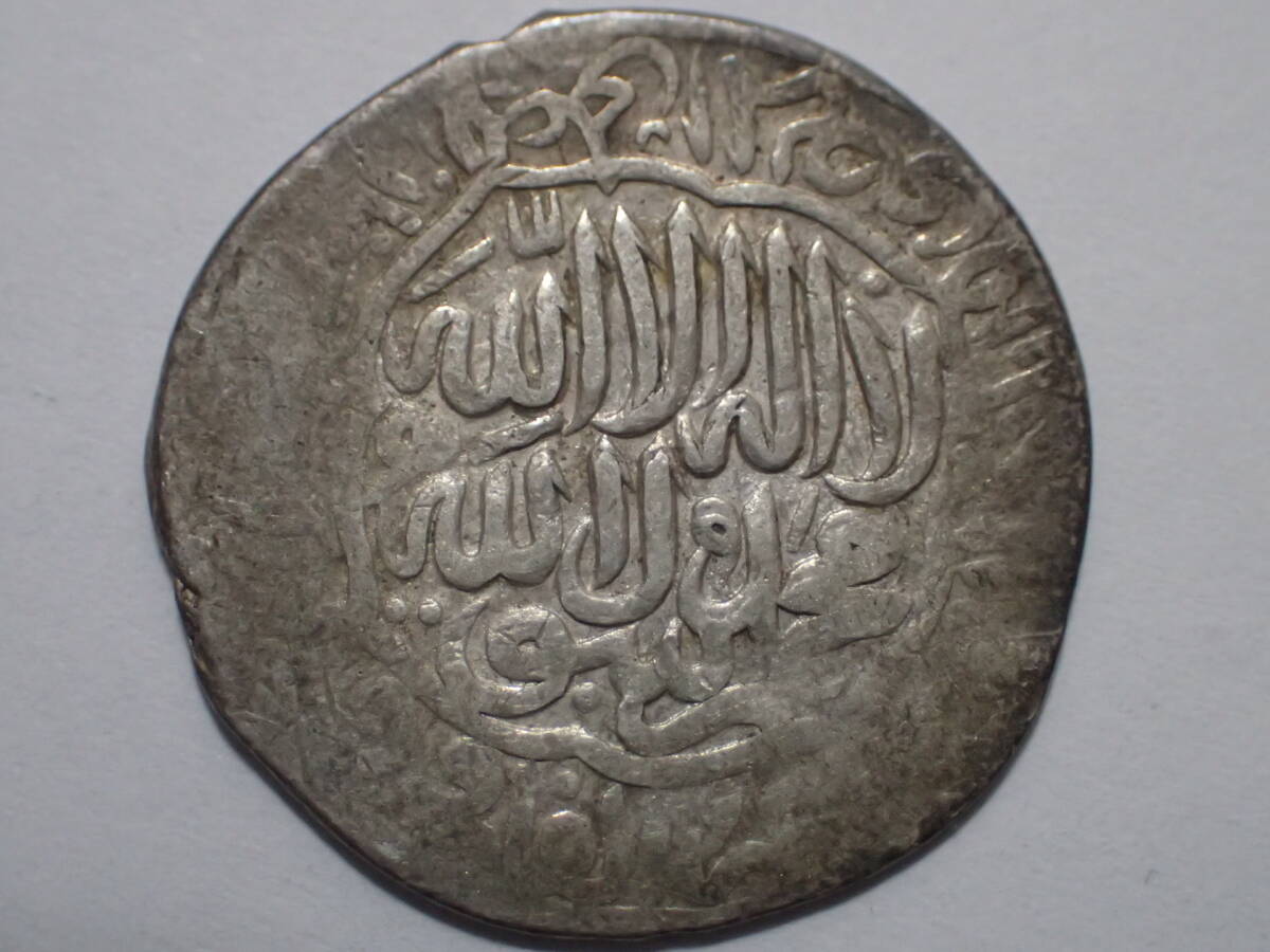 ティムール帝国 tanka銀貨 フサイン・バイカラ (在位: 1470-1506年） Herat mint イスラム 中央アジア アンティークコイン _画像2