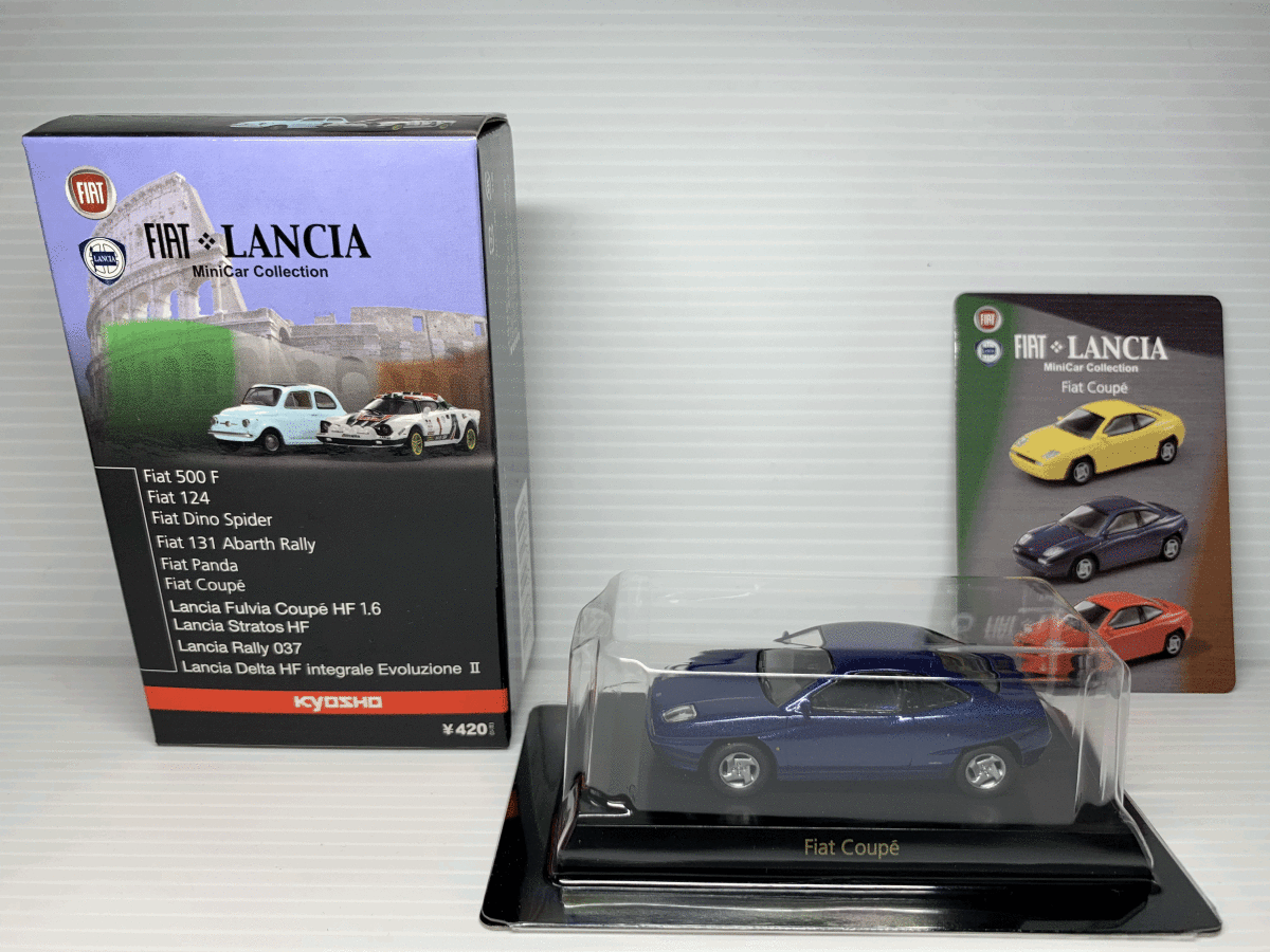 京商 1:64スケール フィアット・ランチア ミニカーシリーズ Fiat Coupe [ FIAT LANCIA MiniCar Collection ]の画像1