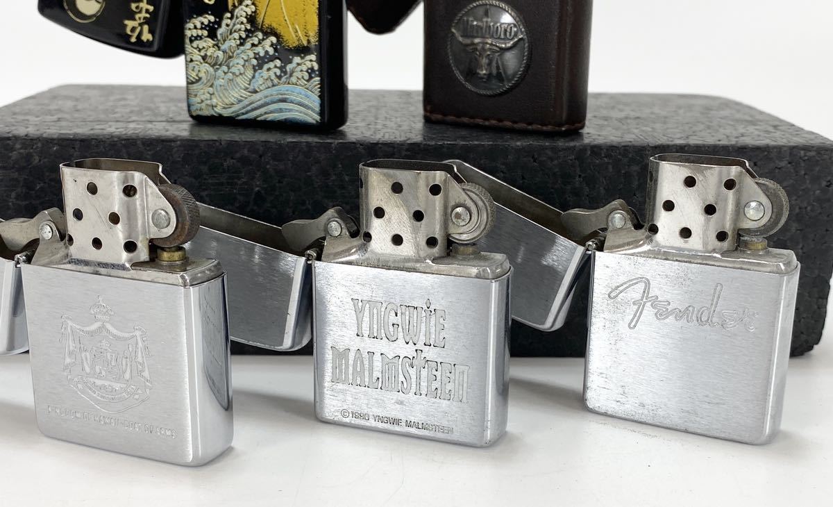 【ZIPPO 5個まとめ売り】オイルライター ジッポ 喫煙具 坂本龍馬 Marlboro 着火未確認_画像7