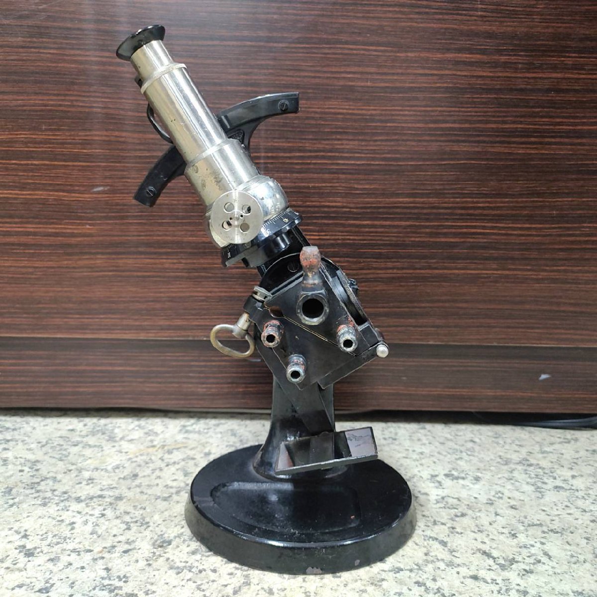 CARL ZEISS JENA microscope GERMANY Germany Karl * zeiss store furniture old tool interior antique Showa Retro 