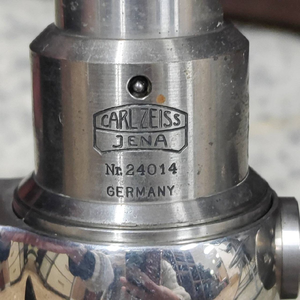 CARL ZEISS JENA 顕微鏡 GERMANY ドイツ カール・ツァイス 店舗什器 古道具 インテリア アンティーク 昭和レトロ_画像5