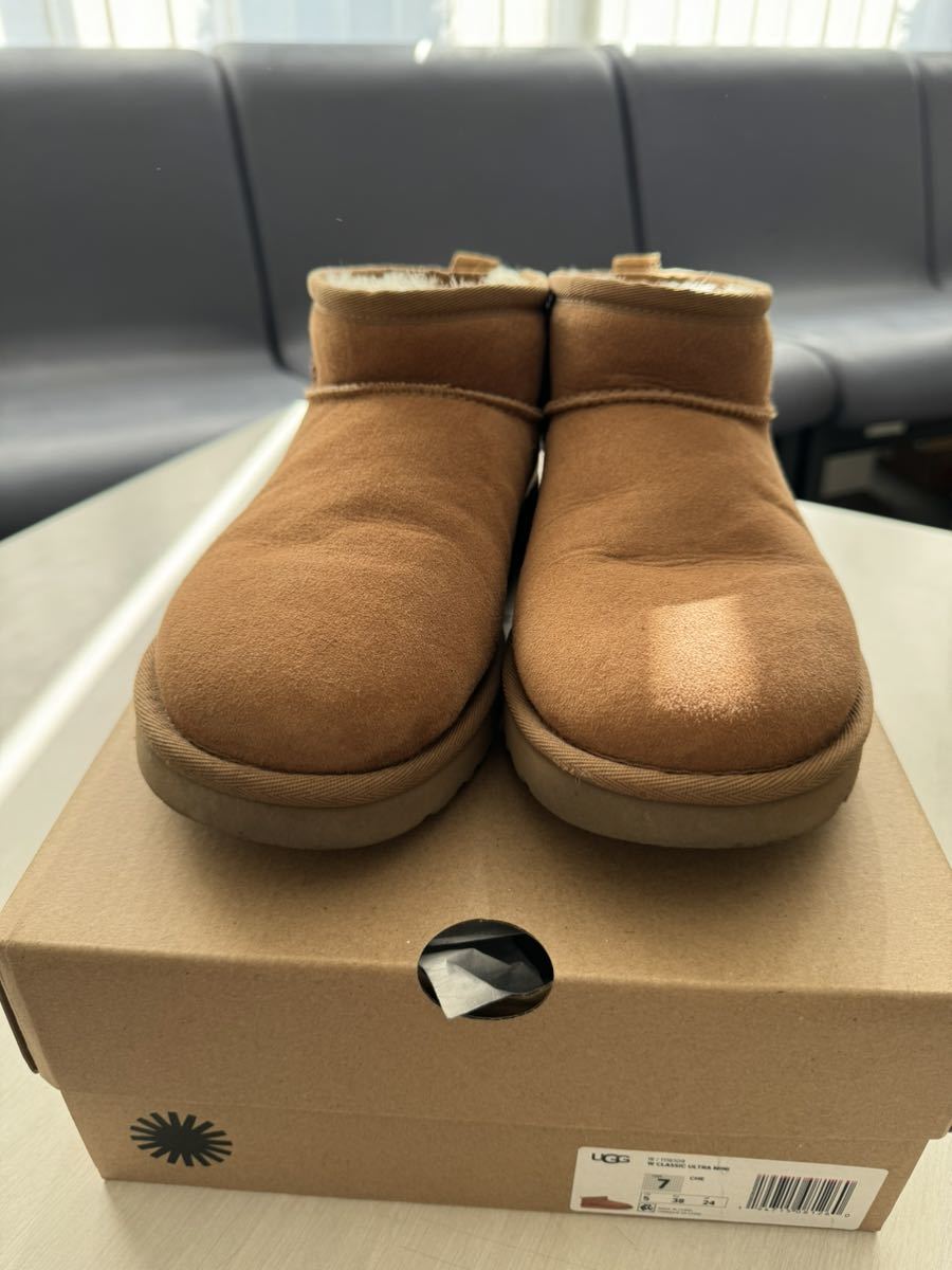 UGG CLASSIC ULTRA MINI CHE US7_画像3