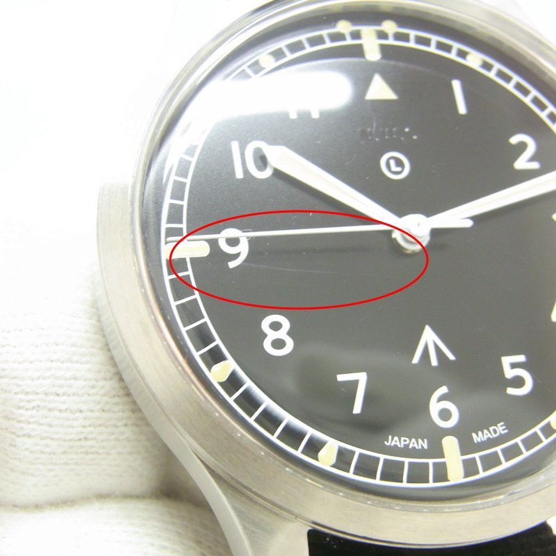 1円～★極上美品★Naval Watch ナバルウォッチ Mil.-06 自動巻き オートマチック ミリタリーウォッチ メンズ_画像8