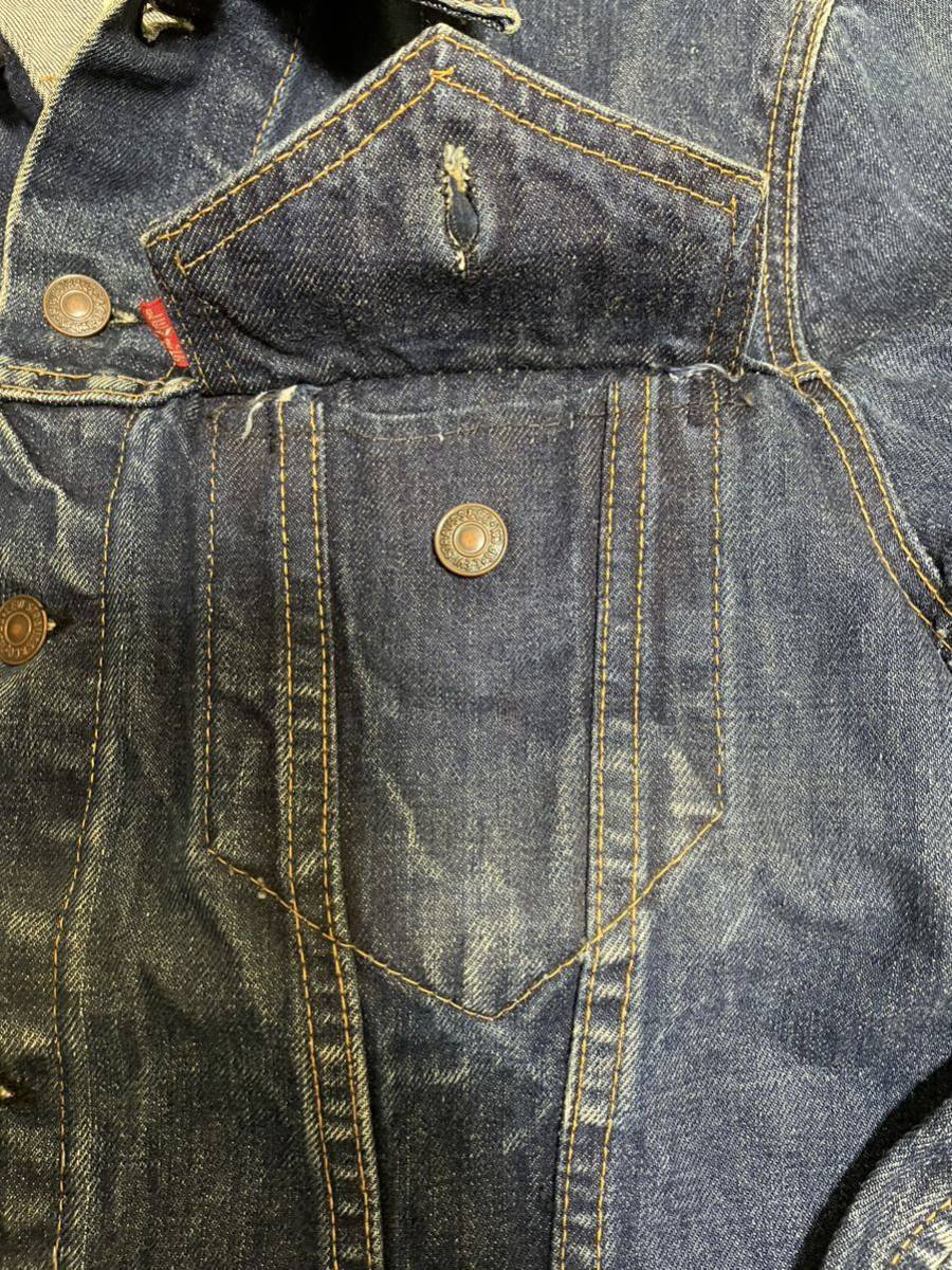 USA製 ヴィンテージ リーバイス vintage 70s Levi's bigE 70505-0217 サイズ42 Gジャン ビンテージ デニムジャケット オリジナル 3rd 4th_画像5