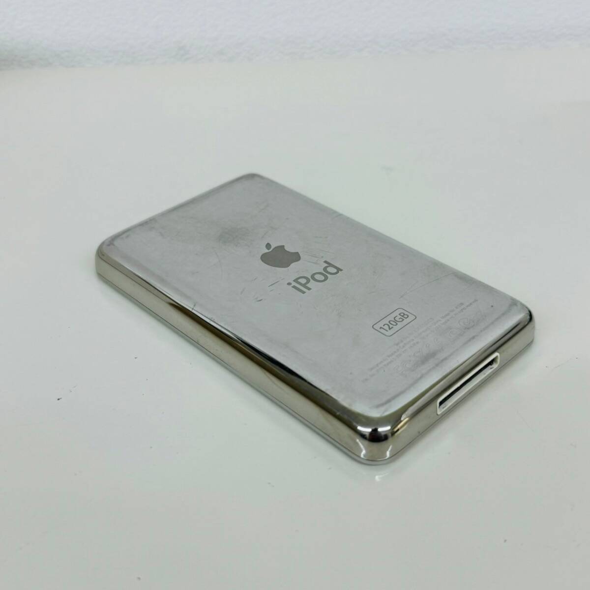 【IK-24275】 A1238 MB562J/A iPod classic 120GB Silver Apple アイポッド 4547597627686 ジャンク イヤフォン 音楽 小型家電 通電未確認_画像6