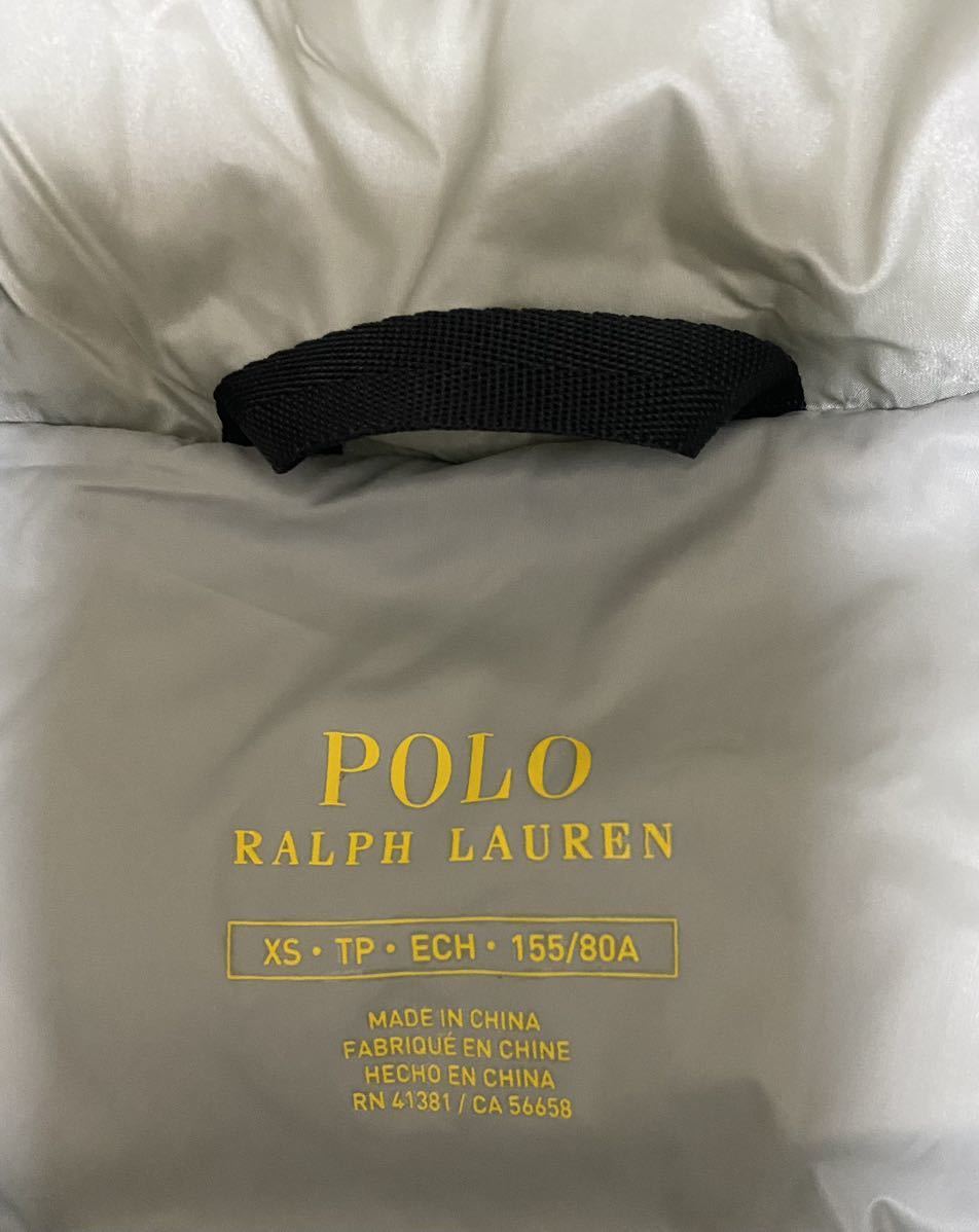 POLO RALPH LAUREN 　ポロラルフローレン ダウンジャケット レディース XS シルバー グレー_画像3