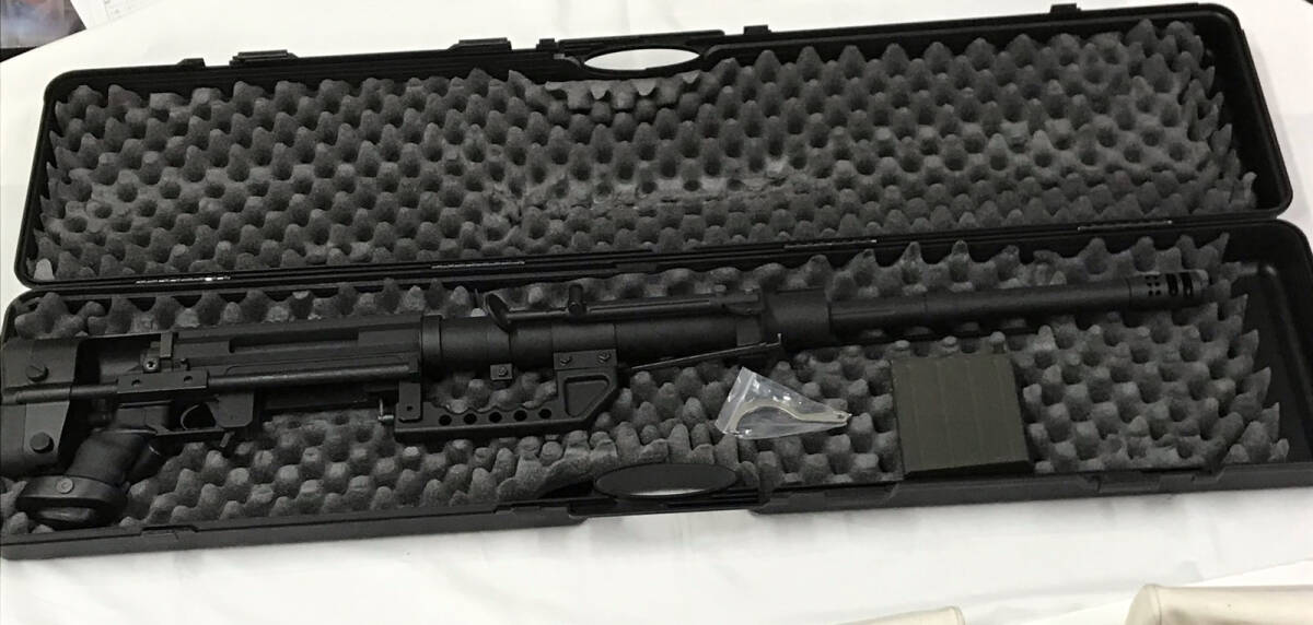 ow933 地域限定送料無料！S&T CheyTac チェイタック M200 エアーコッキングライフルガン エアコキ ケース付き_画像1