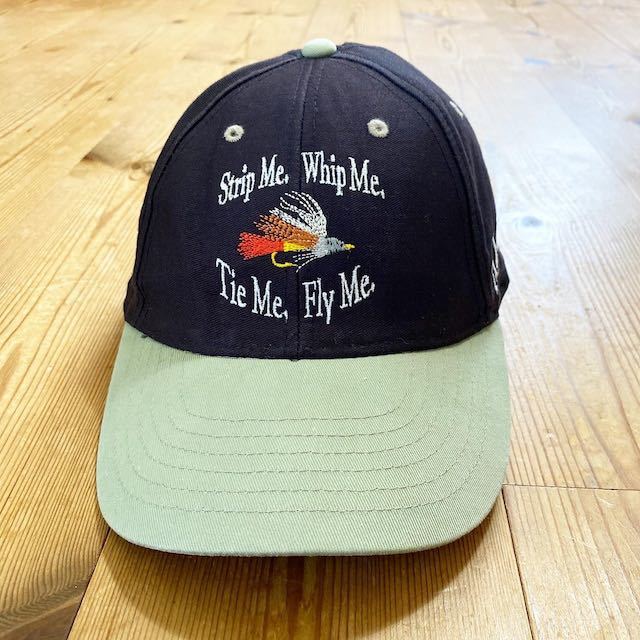 USA Vintage 刺繍ロゴ ツートン キャップ 帽子 古着 ヴィンテージ CAP