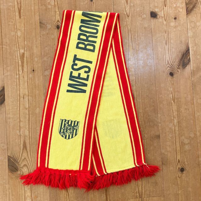 Euro Design Football Muffler サッカーマフラー　古着　マフラー サッカー フッドボールマフラー　スポーツマフラー　古着卸　_画像2