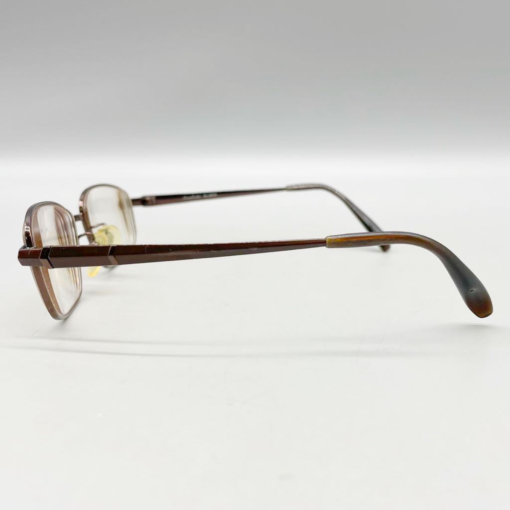 Grand Label グランドレーベル メガネ GL-5016 眼鏡 金属 フレーム ブラウン ボストン型 フルリム レンズ 度入り アイウェア 55□17-145_画像3