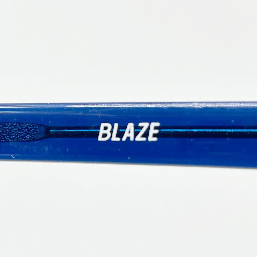 BLAZE ブレイズ 023-5 メガネ 眼鏡 フレーム セルフレーム スクエア型 ブルー 青 レンズ カラー サングラス アイウェア 49□12-140 お洒落_画像6