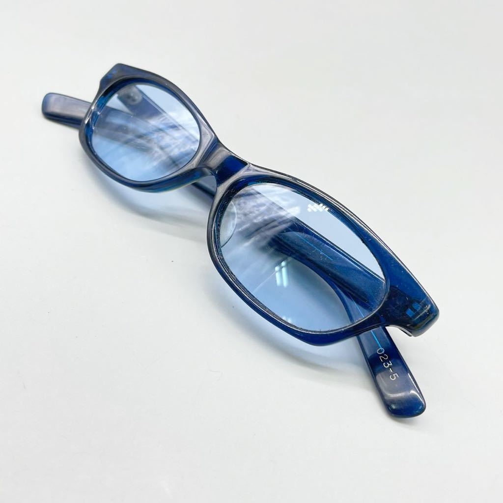 BLAZE ブレイズ 023-5 メガネ 眼鏡 フレーム セルフレーム スクエア型 ブルー 青 レンズ カラー サングラス アイウェア 49□12-140 お洒落_画像8