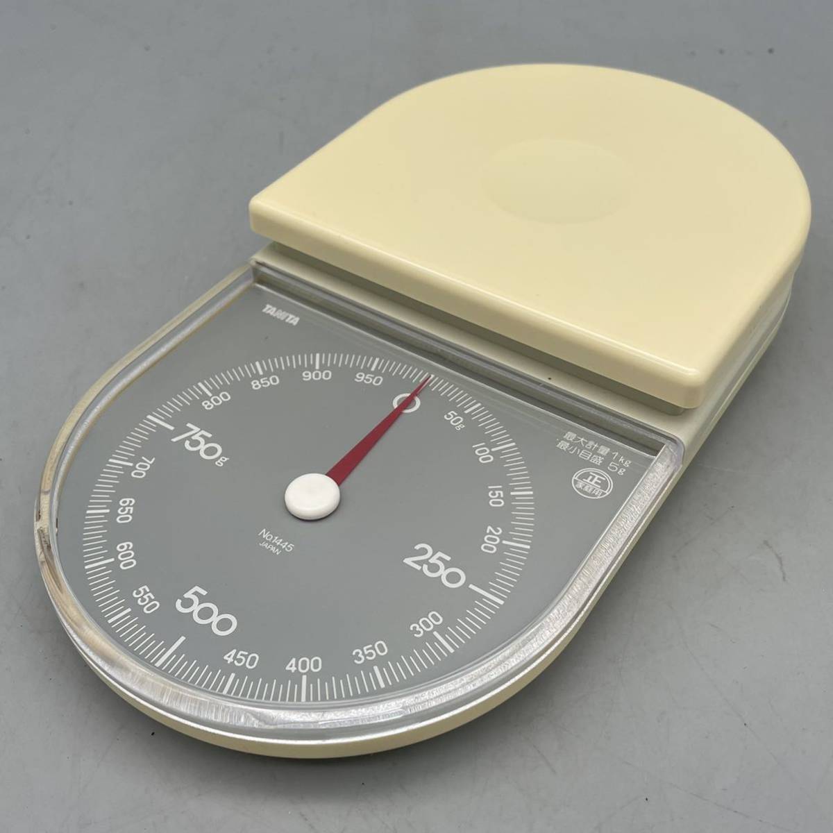 TANITAtanita analogue measuring No.1445 cookware kitchen scale ... amount scales amount 1kg 1000g most small scale 5g measuring device measuring instrument Japan made in Japan 