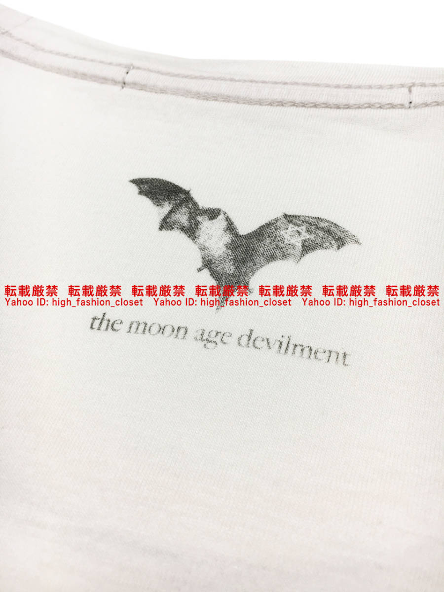 【送料無料】美品 清春着 Moonage Devilment HEAVY METAL print T-shirts A ムーンエイジデビルメントmad清春moon age devilment Tシャツの画像6