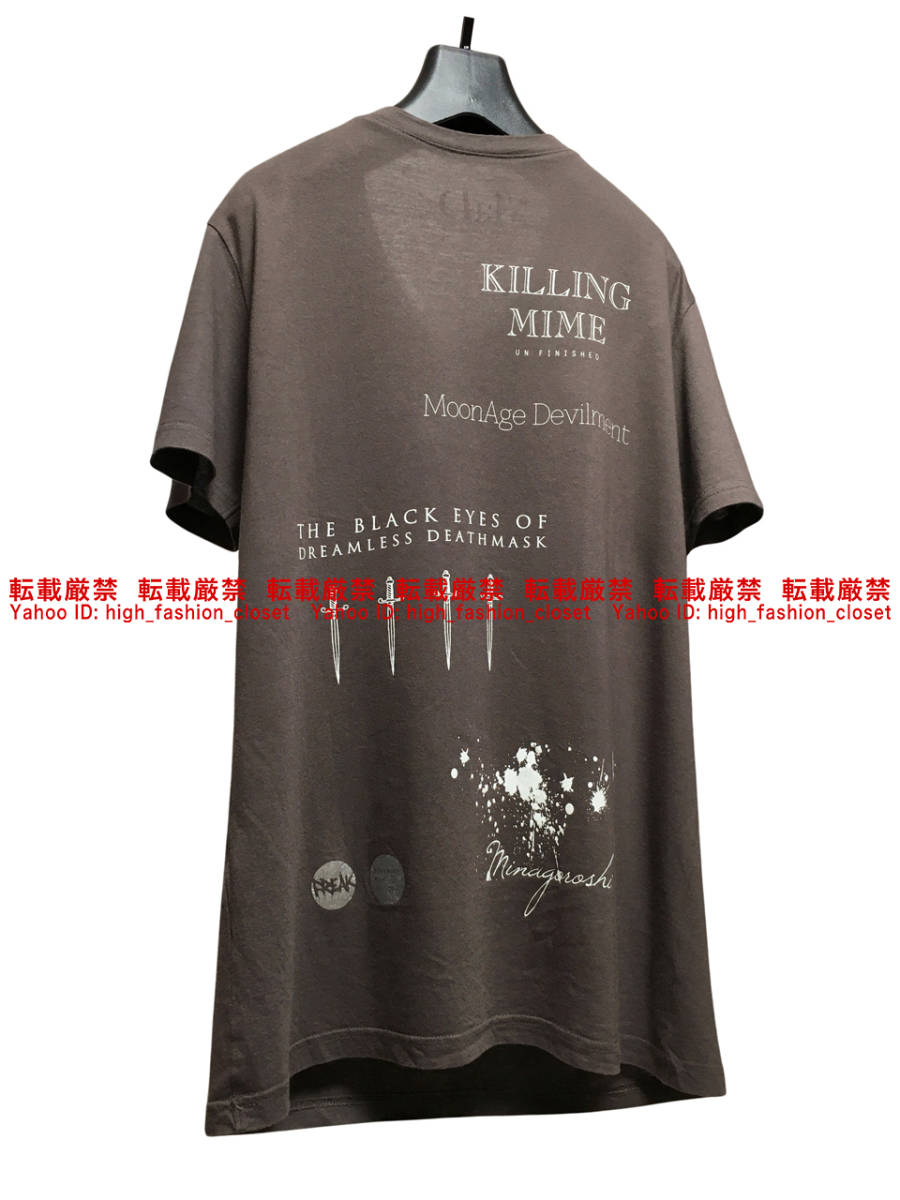 【送料無料】美品 清春着 Moonage Devilment×BDD LOOSE TEE MIME UN FINISHED mad清春moon age devilmentムーンエイジデビルメント 黒夢