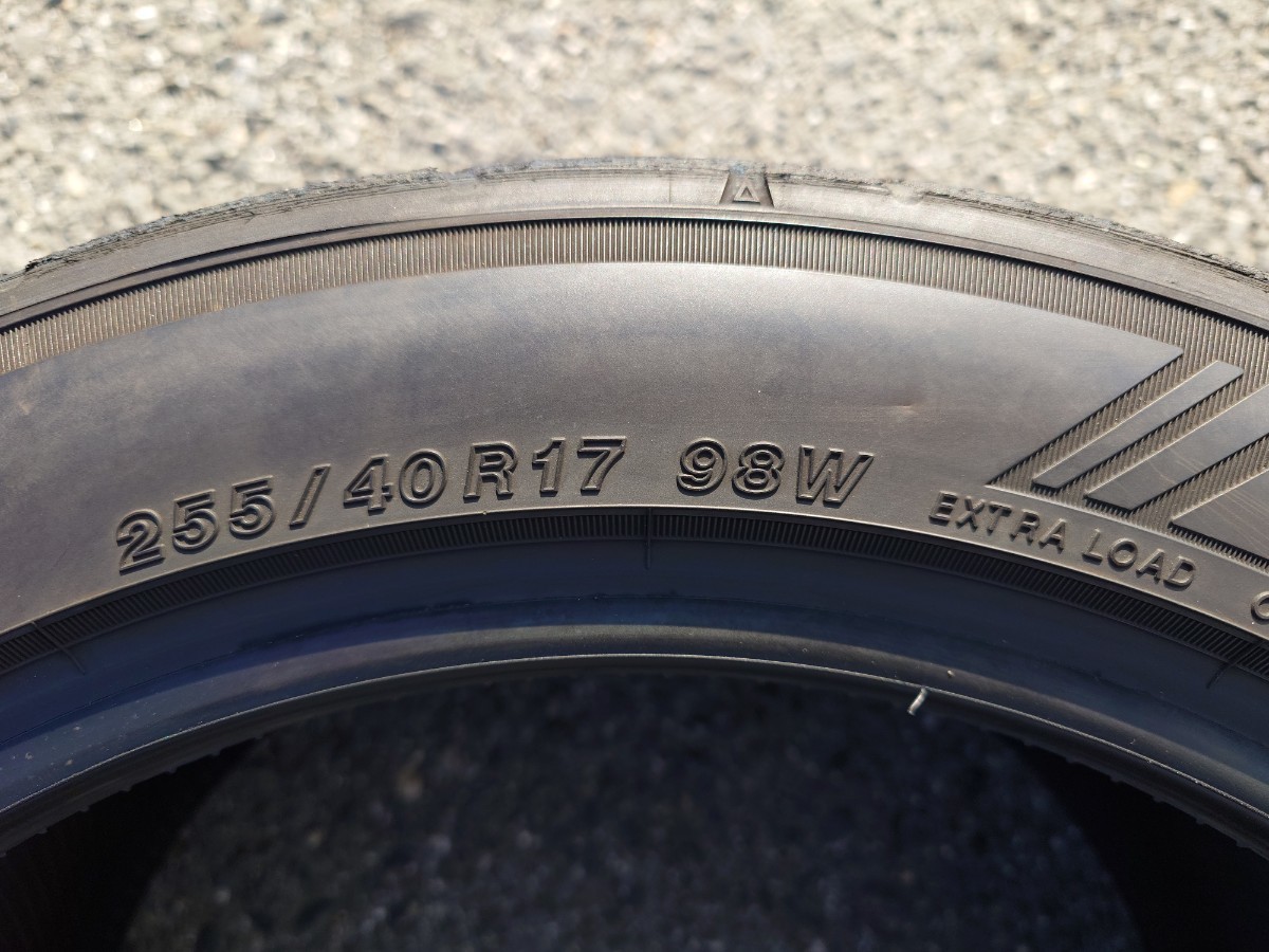 極上 日本製 2022年製 ヨコハマ アドバン ネオバ AD09 255/40R17 98W 8.5割 2本_画像3