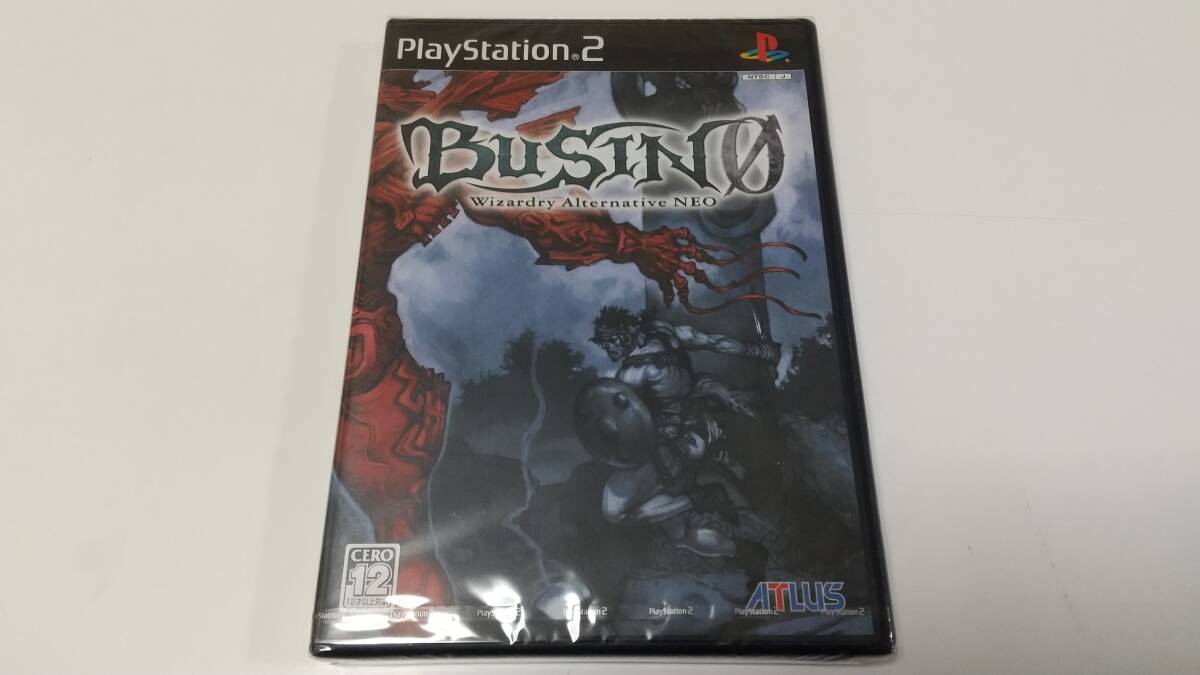 未開封 PS2　BUSIN 0 Wizardry Alternative NEO ブシンゼロ ウィザードリィ　即決 ■■ まとめて送料値引き中 ■■