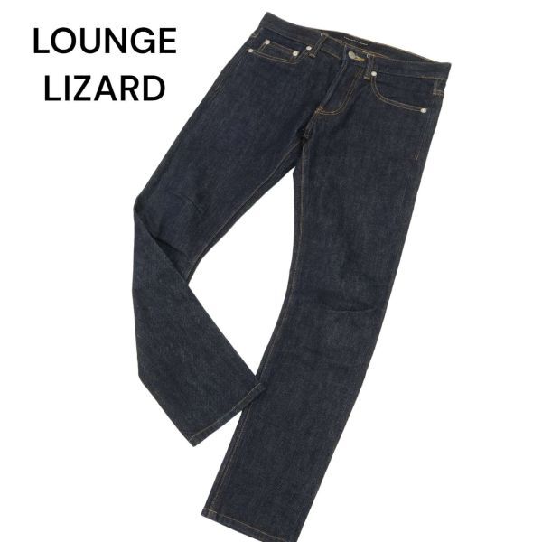 LOUNGE LIZARD ラウンジリザード 【赤耳 セルビッチ】 ストレッチ スキニー デニム パンツ ジーンズ Sz.2　メンズ 日本製　C4B00892_2#R_画像1