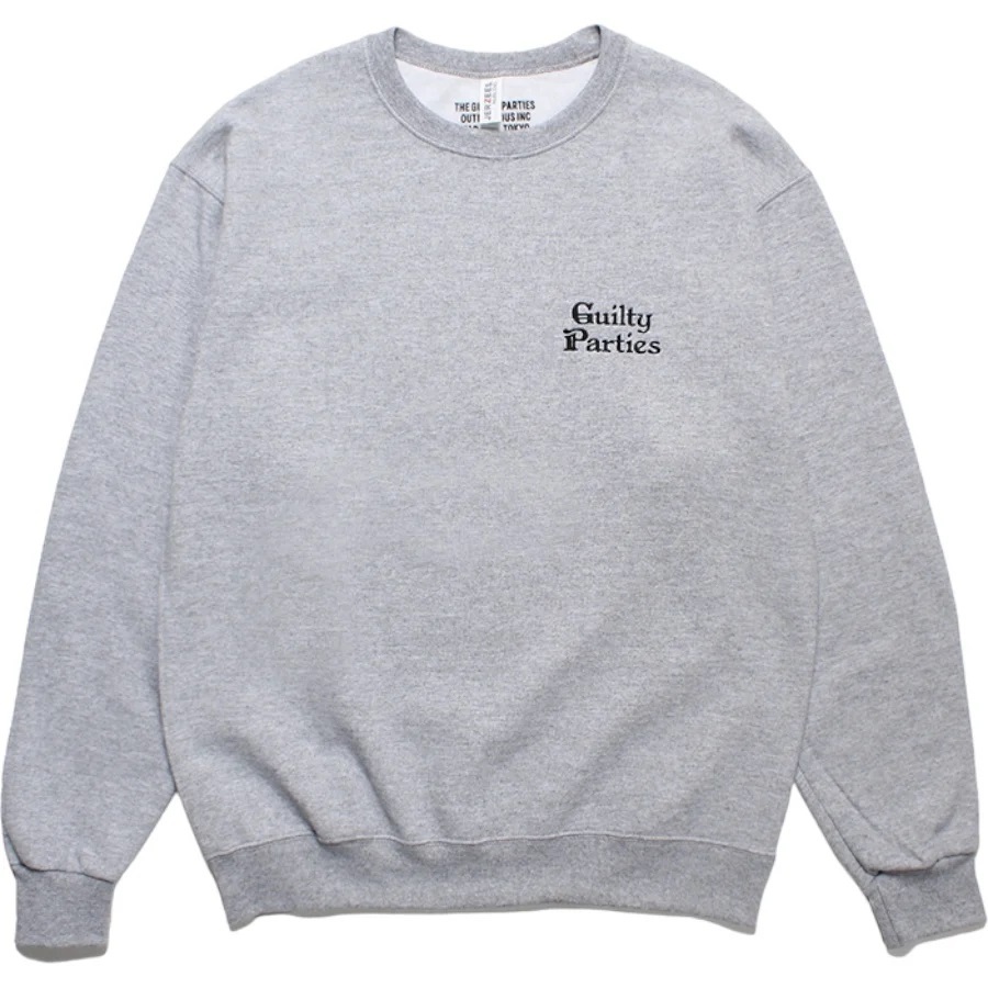 WACKOMARIA CREW NECK SWEAT SHIRT ワコマリア スウエット パーカー アロハシャツ guiltyparties Tシャツ シャツ アロハ モヘア GRAY L