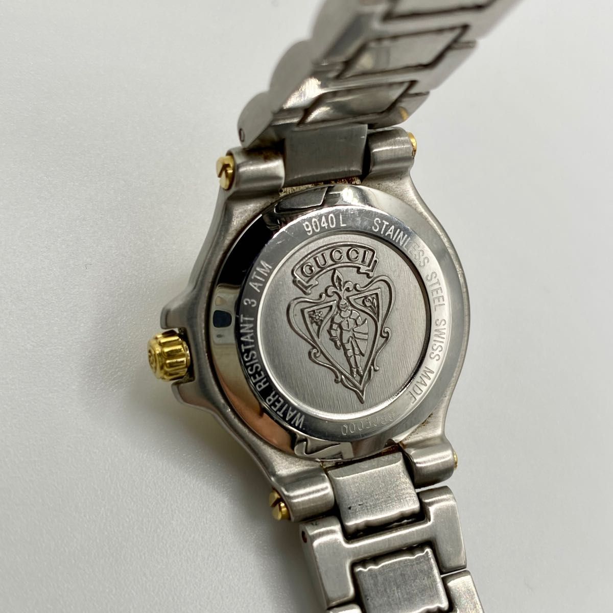 GUCCI グッチ 9040L デイト アイボリー文字盤 QZ 1AP|Yahoo GUCCI グッチ 9040L デイト アイボリー文字盤 QZ 1AP|Yahoo