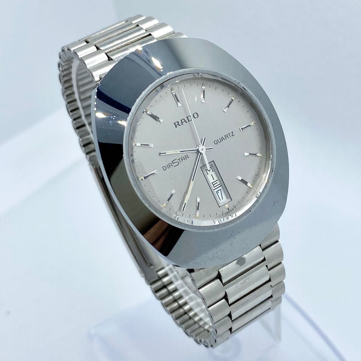 RADO DIASTAR ラドー ダイアスター QZ1ANT デイデイト シルバ RADO DIASTAR ラドー ダイアスター QZ1ANT デイデイト シルバ