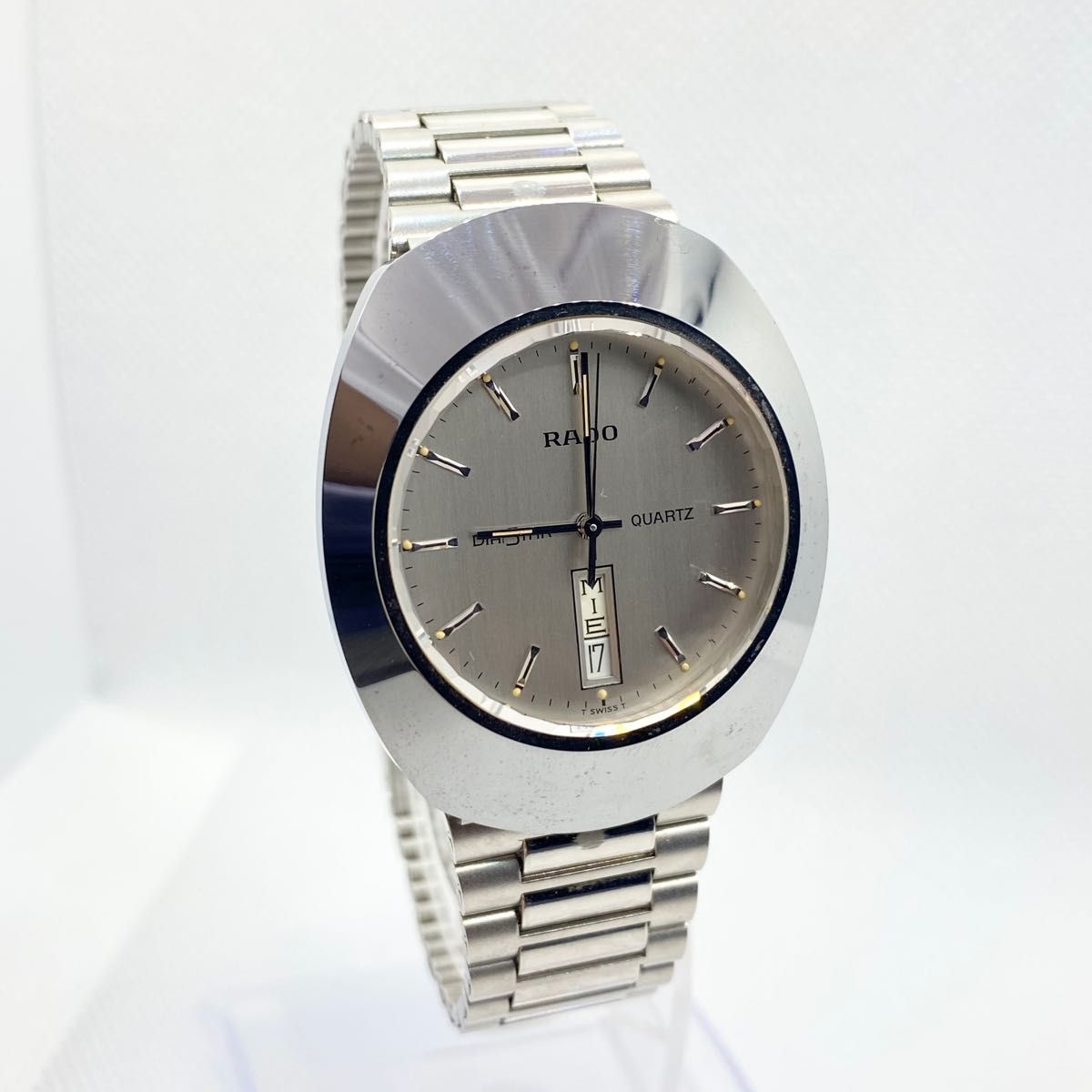 RADO DIASTAR ラドー ダイアスター QZ1ANT デイデイト シルバ RADO DIASTAR ラドー ダイアスター QZ1ANT デイデイト シルバ