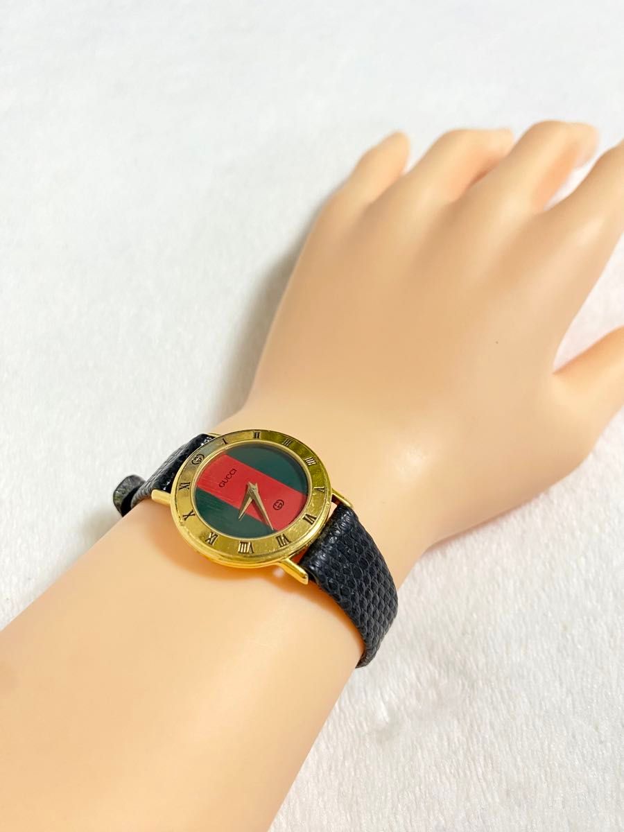 GUCCI グッチ 3000L QZシェリーライン文字盤1NBGレディース GUCCI グッチ 3000L QZシェリーライン文字盤1NBGレディース