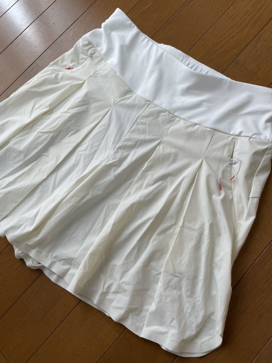 * Dance gold are Glo шорты M белый новый товар 11,000 иен водоотталкивающий UV йога тренировка бег flair белый 