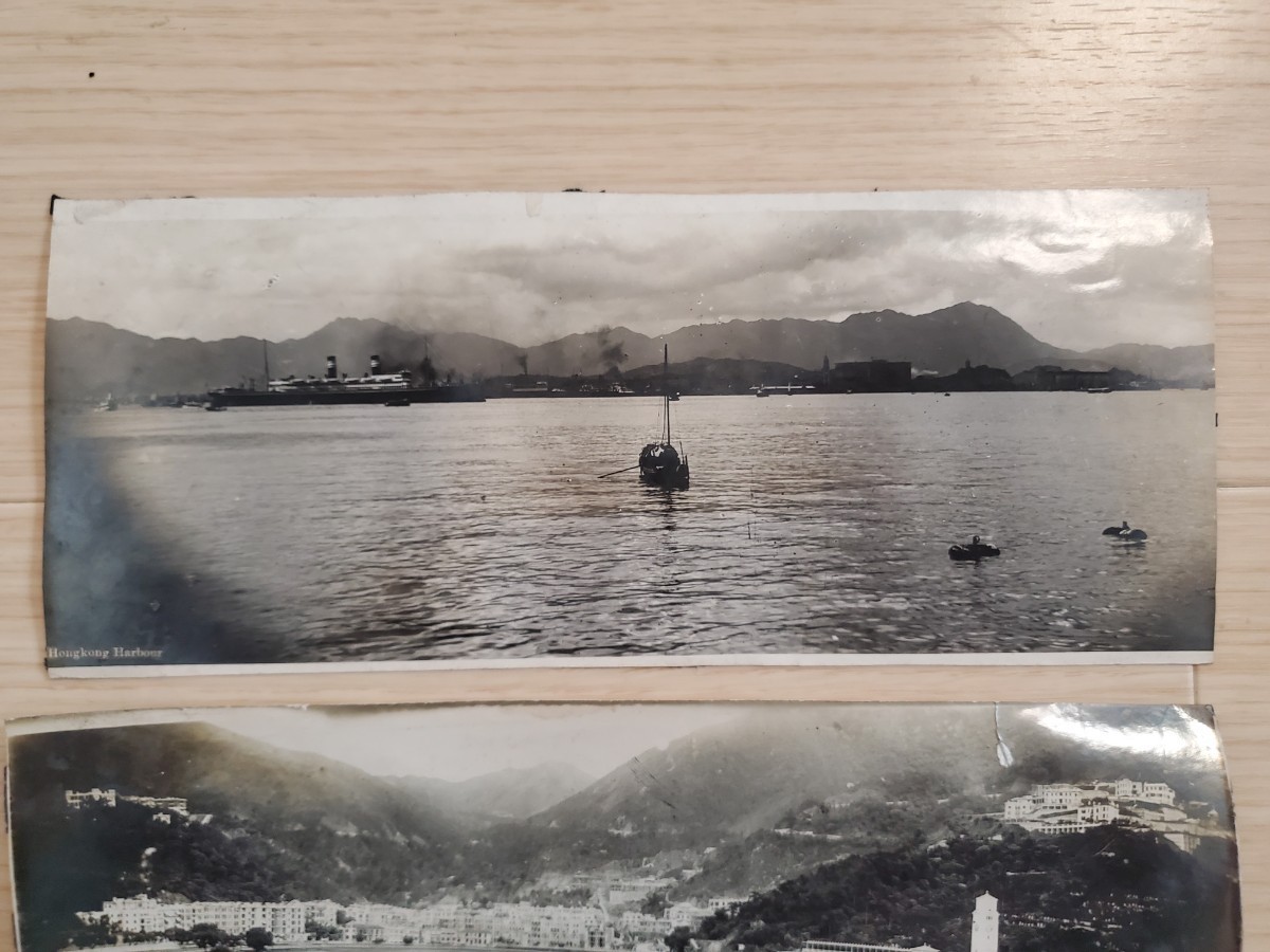 日本軍　関係　大型　写真　3枚　香港　風景　夜景　1930／1940年代頃　昭和　戦前　古写真_画像5