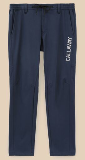 【人気商品】 《2024年春夏》キャロウェイ 8WAYストレッチ撥水ツイルニットパンツC24126102(1120)ネイビー(L) 82cm~