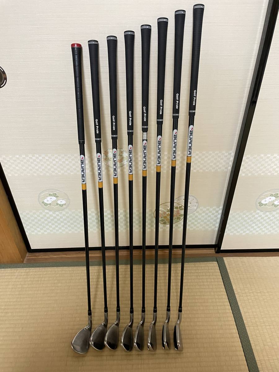 テーラーメイド TaylorMade BURNER PLUS R 4-9 P.S 8本セット_画像2