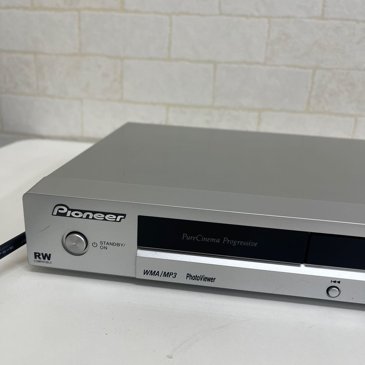 Y219 2. 　パイオニア　PIONEER　DVD　PLAYER　DVD　プレーヤー　DV-300 通電動作確認済み_画像4