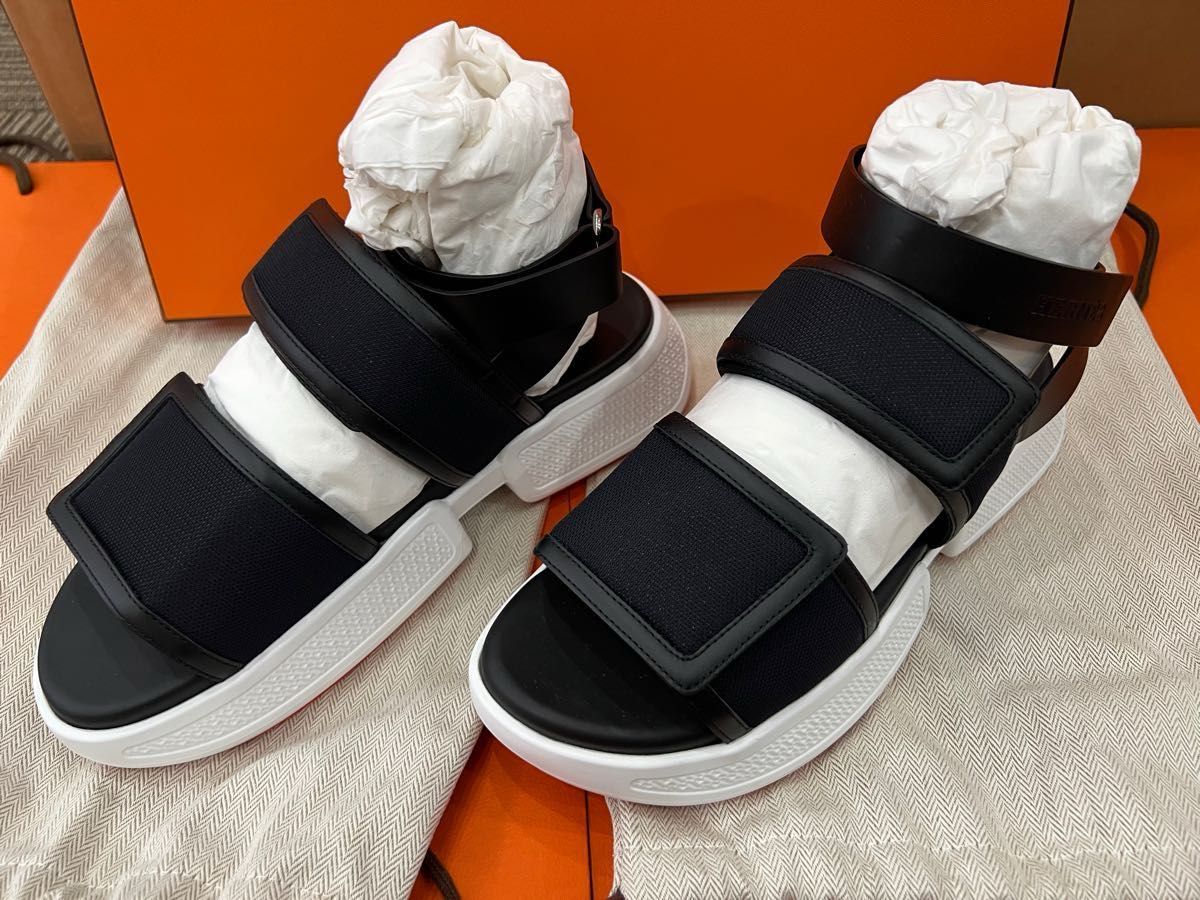 HERMES エルメス キー ミュール 新品未使用】エルメス ギーク ブラック 38サイズ|Yahoo!フリマ