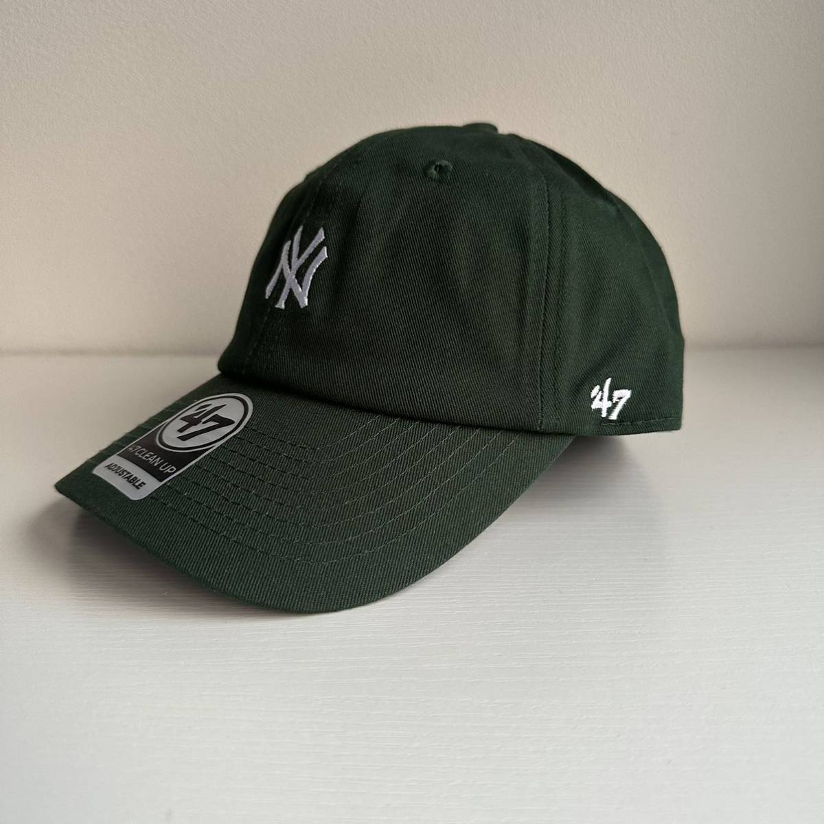 【未使用】MLB キャップ メジャーリーグ 47Brand帽子 CAP ニューヨーク ヤンキー Yankees 男女兼用　ミリタリーグリーン_画像5