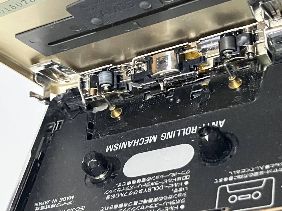 【RZ-14】AIWA アイワ ポータブルカセットプレーヤー HS-PX730 ゴールドカラー バッテリー付き！ネコポス230円_画像10