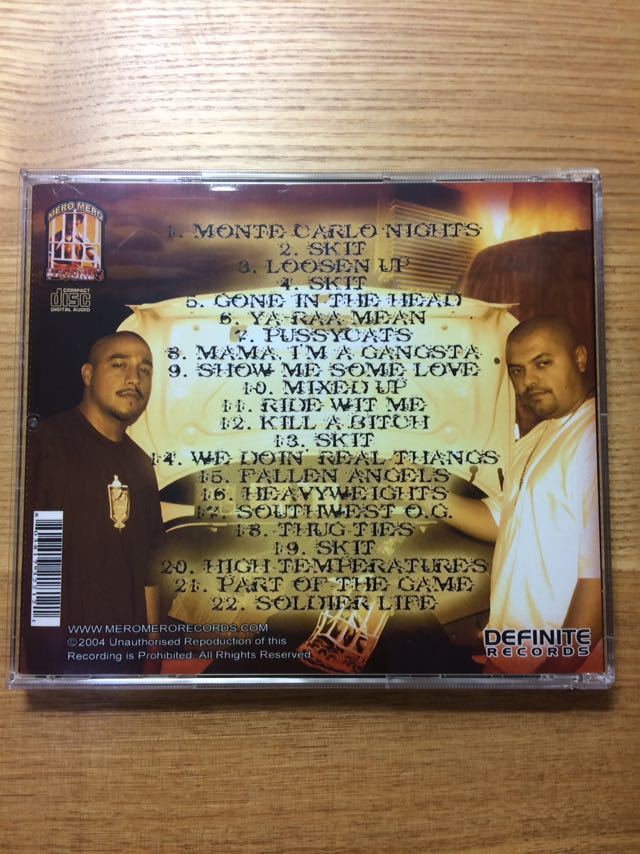 ROMERO - MONTE CARLO NIGHTS / G-Rap Chicano_画像2