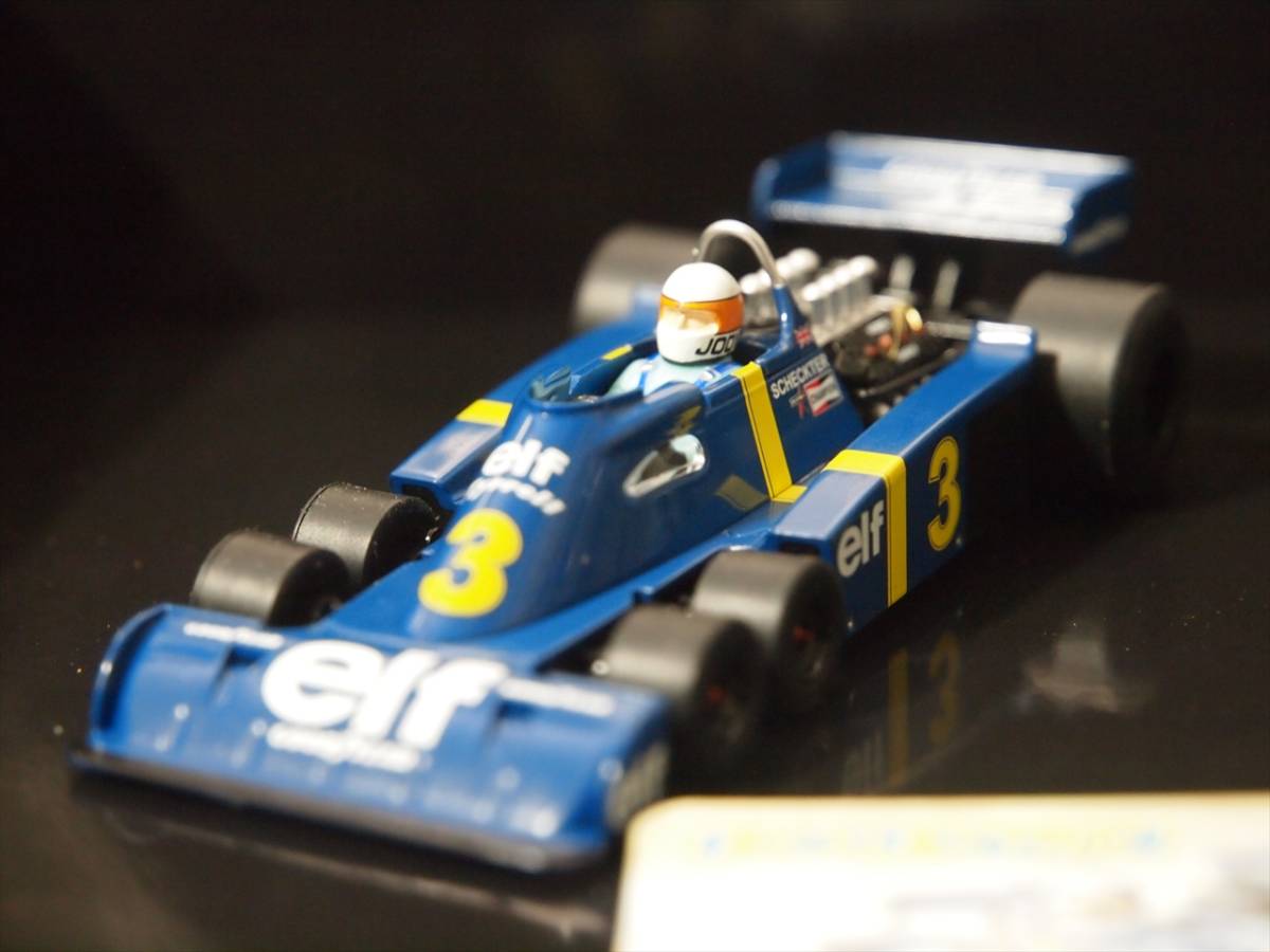 1/32 ティレル P34 6輪車 1976年 スウェーデンGP 1-2フィニッシュ 2台セット ScaleXtric The Collector's Series C4084Aの画像3