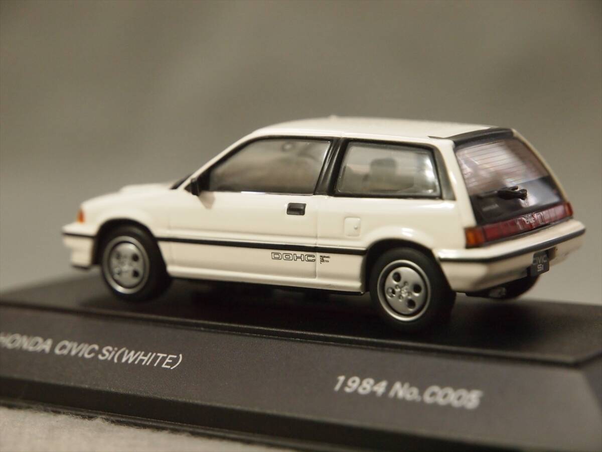 ワンダー シビック Si Honda CIVIC Si 1984年 White Sapi 1/43 C005_画像8