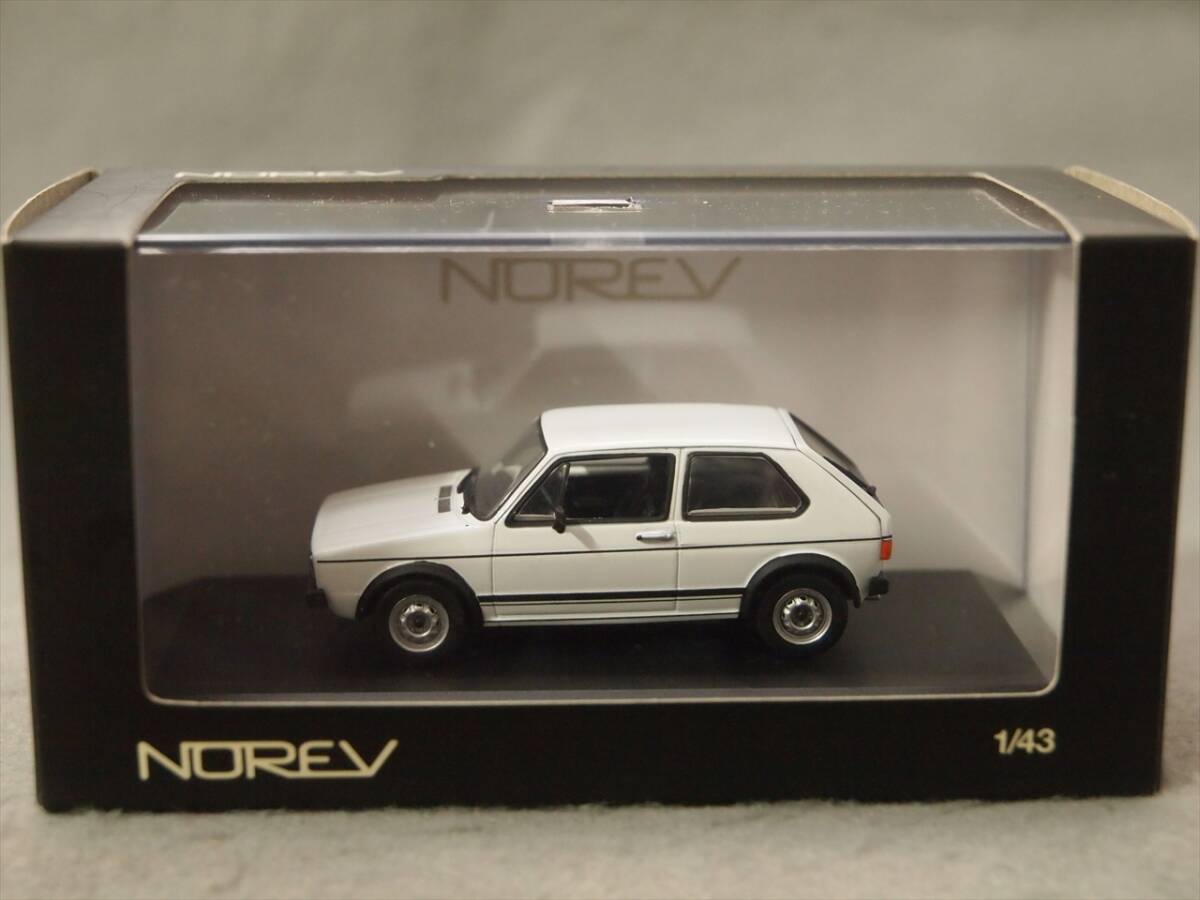 初代 ゴルフ GTI Volkswagen Golf 1 GTI Coupe White Norev 1/43 840081_画像1