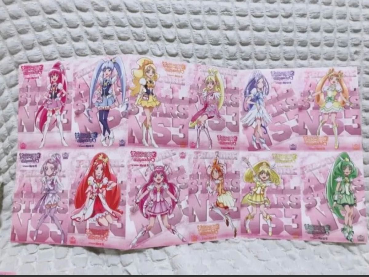 【未使用品】プリキュアオールスターズ　ポストカード30種