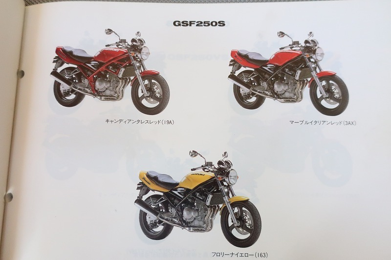 即決！バンディット250/2版/パーツリスト/GSF250S/VS/GJ77A/バンディッド/パーツカタログ/カスタム・レストア・メンテナンス/175の画像2