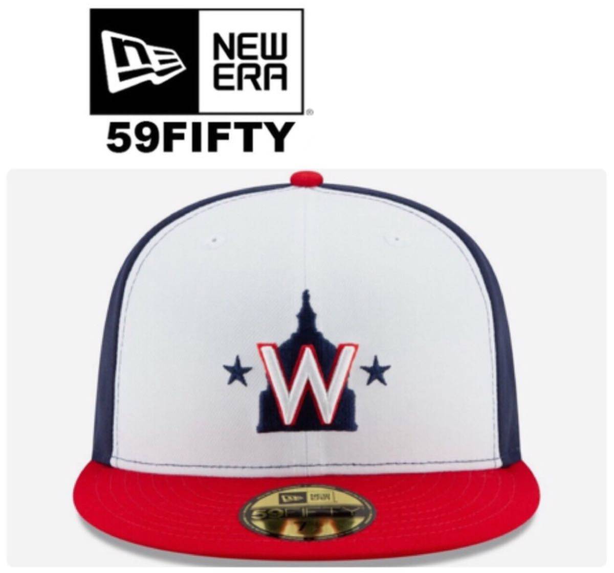 New era ニューエラキャップ 59FIFTY MLB Washington Nationals ワシントン ナショナルズ_画像1