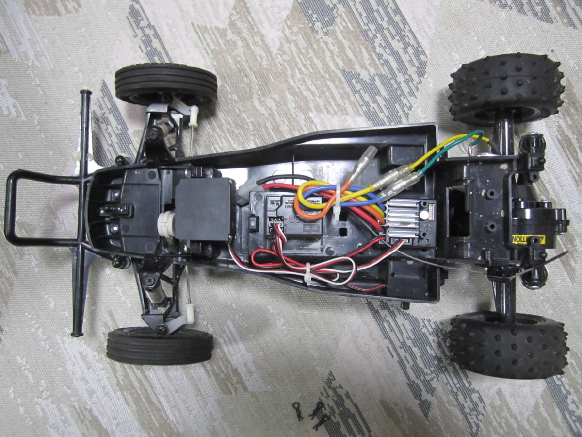 すぐ遊べる全部セット 1/10 現行 2.4G グラスホッパーⅡ 限定 ブラックエディション THE GRASSHOPPERⅡ BLACK EDITION TAMIYA EP R/C レア_中身