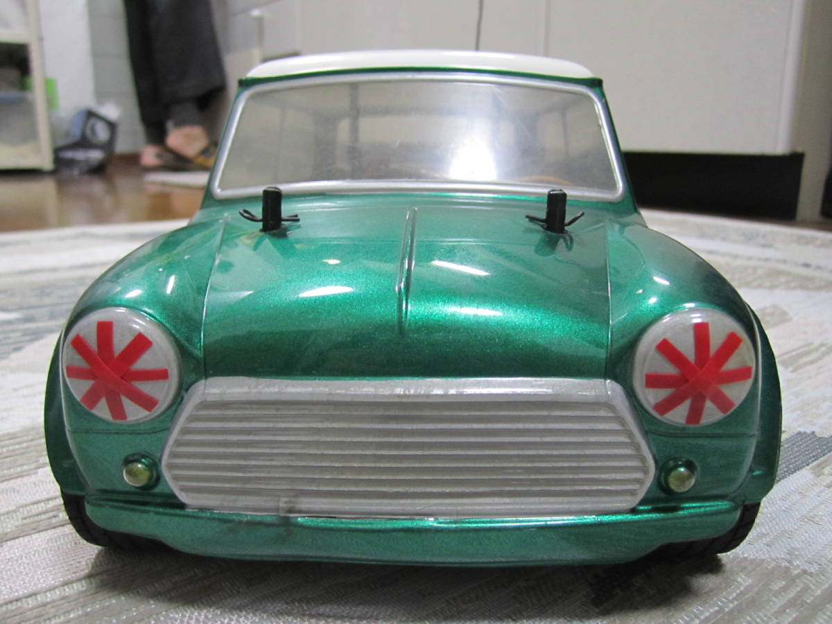 すぐ遊べる全部セット 1/10 タミヤ ミニクーパー レーシング M03 シャーシ TAMIYA EP R/C mini cooper racing 本格スケールホビーラジコン