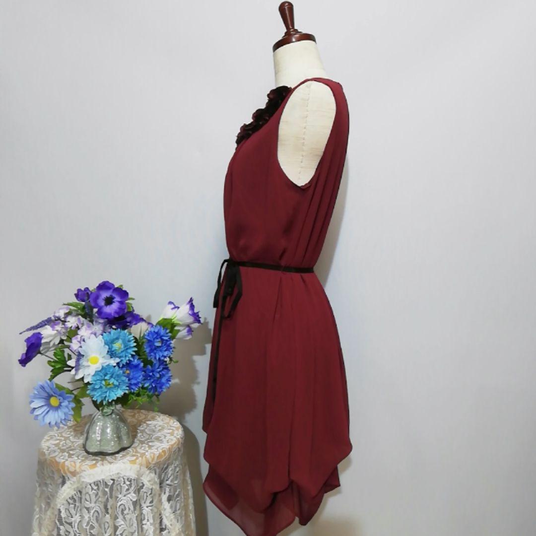  gray Magic finest quality beautiful goods dress One-piece party wine red color series М