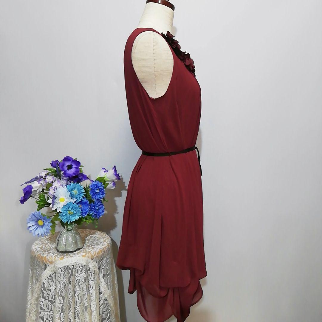 gray Magic finest quality beautiful goods dress One-piece party wine red color series М