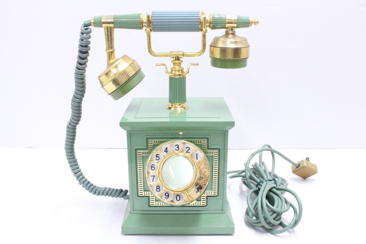  ultra rare * Pal te phone Showa Retro antique telephone machine D-005 Tamura electric 