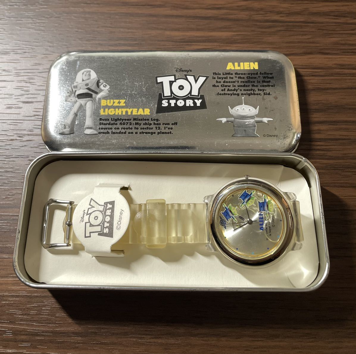 レア当時物！トイストーリー エイリアン TOYSTORY ALIEN FOSSIL 腕時計 1996年くらい フォッシル_画像5